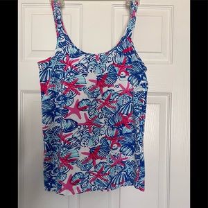 Lily Pulitzer She She Shells tank top- great condition !